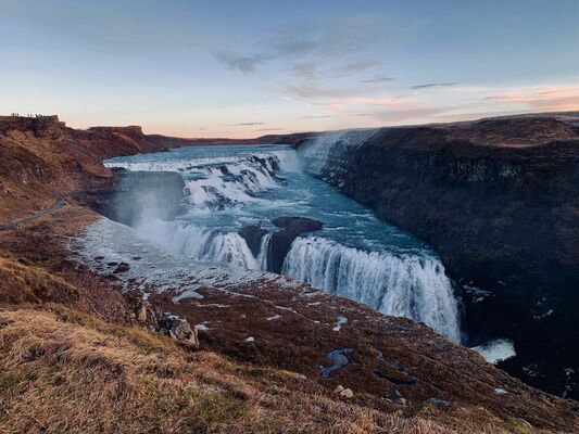 Reykjavik Places to Visit - Gullfoss Waterfall