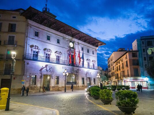 Nightlife in Palma, Majorca, Spain