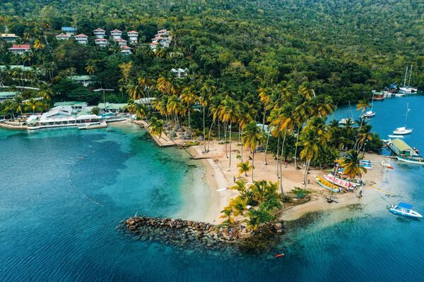 Marigot Bay, St Lucia, Caribbean