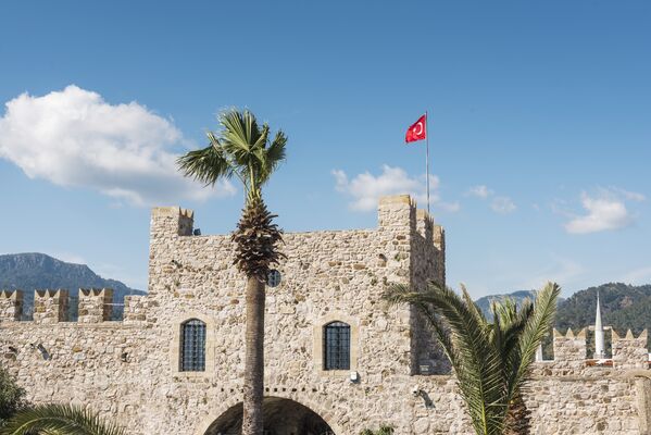 Tower and castle wall